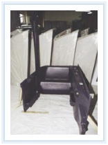 Kokpit kierowcy autobusu Kokpit kierowcy autobusu, deska rozdzielcza, gfk