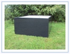 Donica kwadratowa szara Donica kwadratowa szara